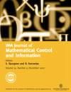 Ima Journal Of Mathematical Control And Information