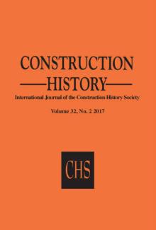 Construction History-international Journal Of The Construction History Society