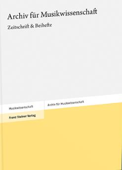 Archiv Fur Musikwissenschaft