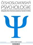 Ceskoslovenska Psychologie