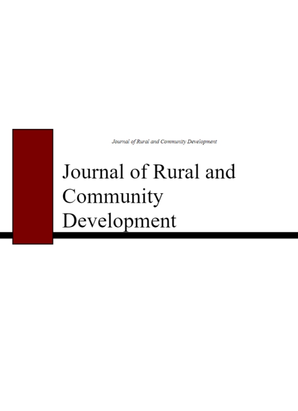 Journal Of Rural And Community Development