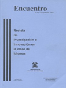 Encuentro-revista De Investigacion E Innovacion En La Clase De Idiomas雜志